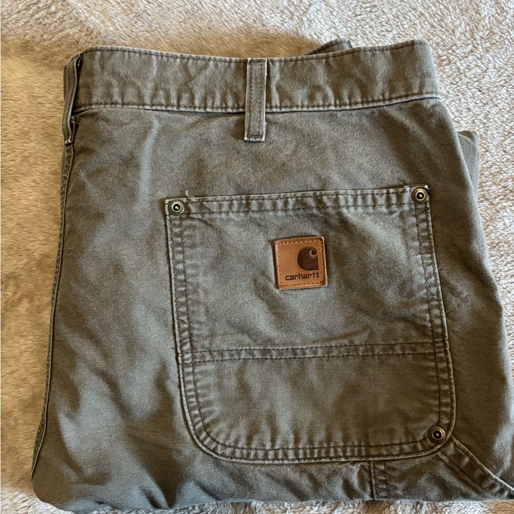 Carhartt Men's Cargo Pants - 36x30 Olive Green A14